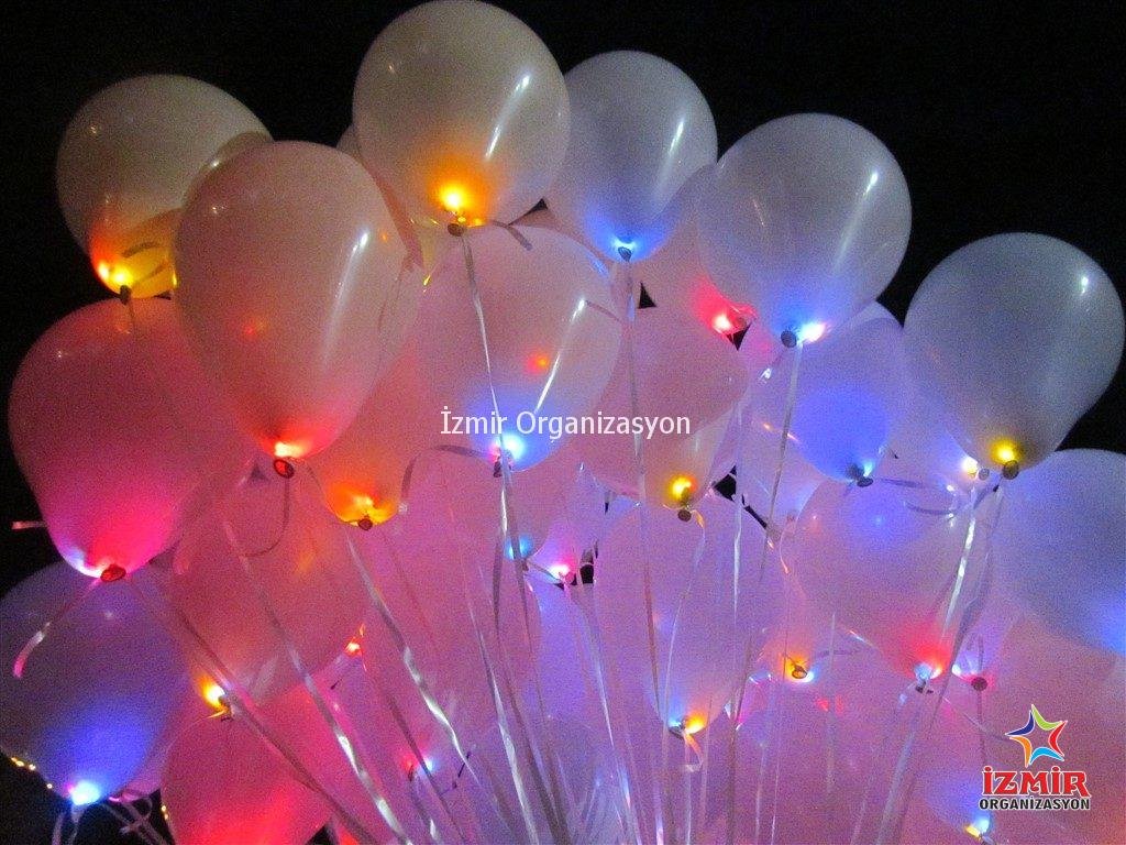 Işıklı (Ledli) Uçan Balon İzmir Organizasyon